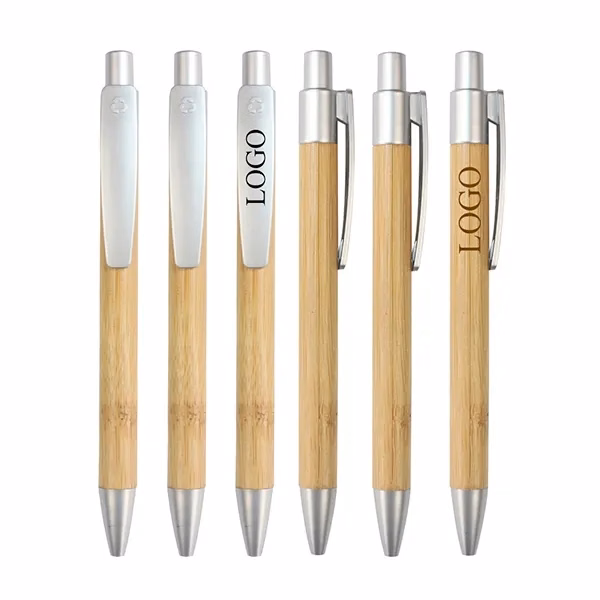 Eco-Friendly Sleek Bamboo Ballpoint Pen