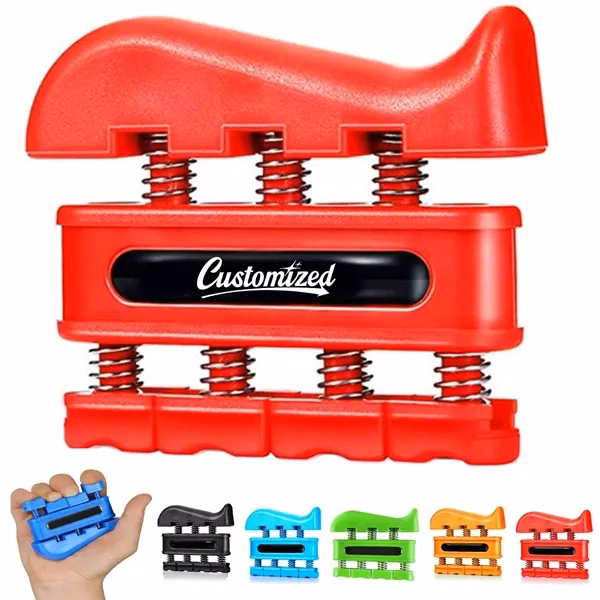 Custom Portable Finger Strengthener with Spring Resistance — Fitness Professional Gift