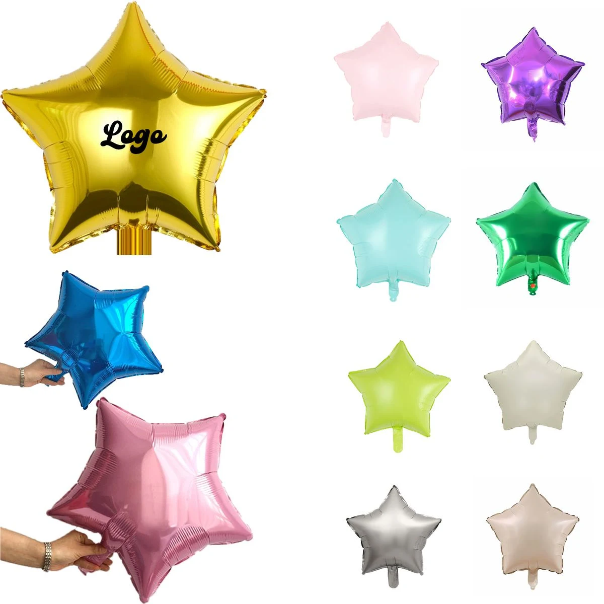 Durable Aluminum Foil Star Balloon for Celebrations 1