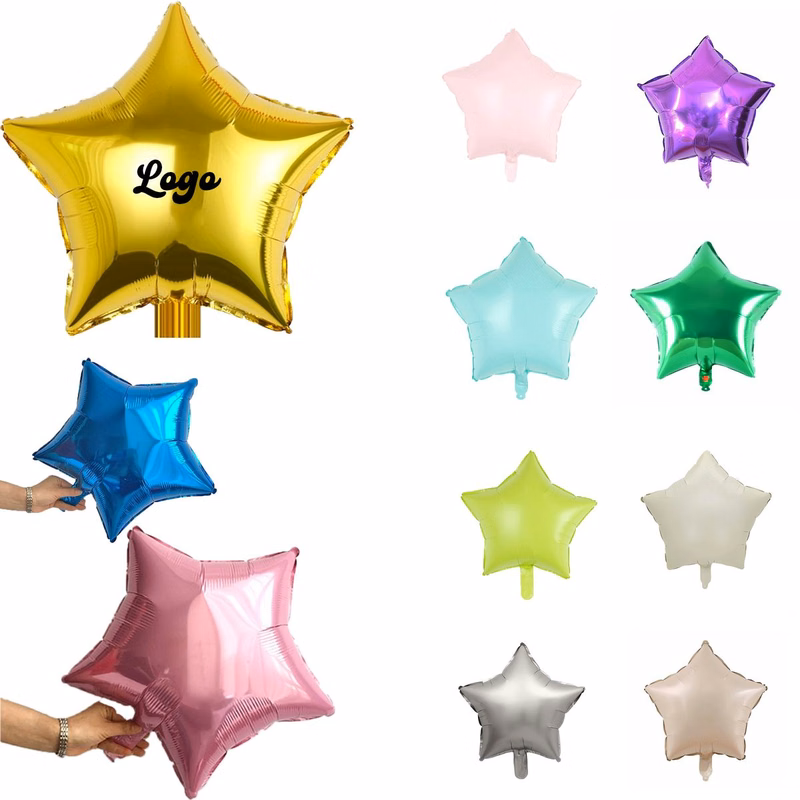 Durable Aluminum Foil Star Balloon for Celebrations