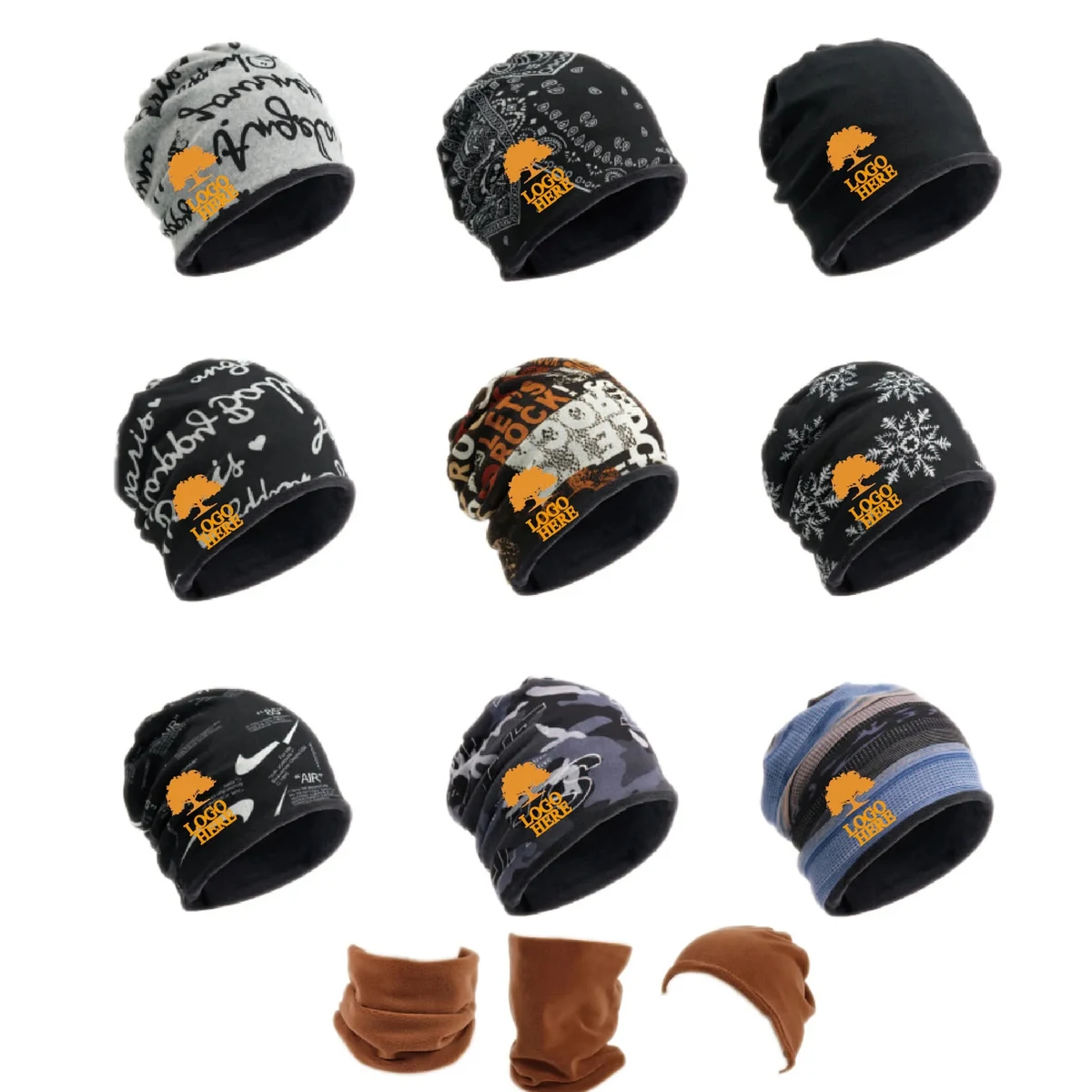 Custom Printed Winter Warm Neck Gaiter 1