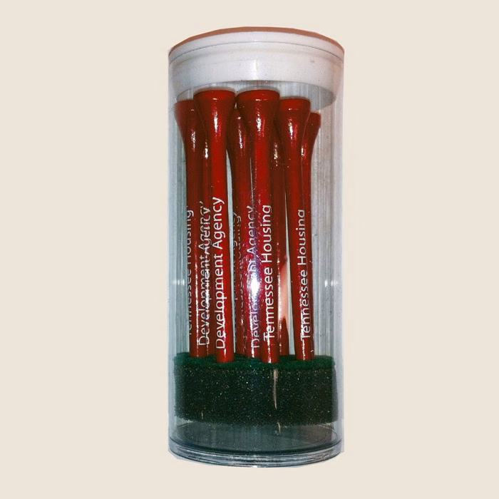 Super Length Nine 3 1/4" Tees in Tube
