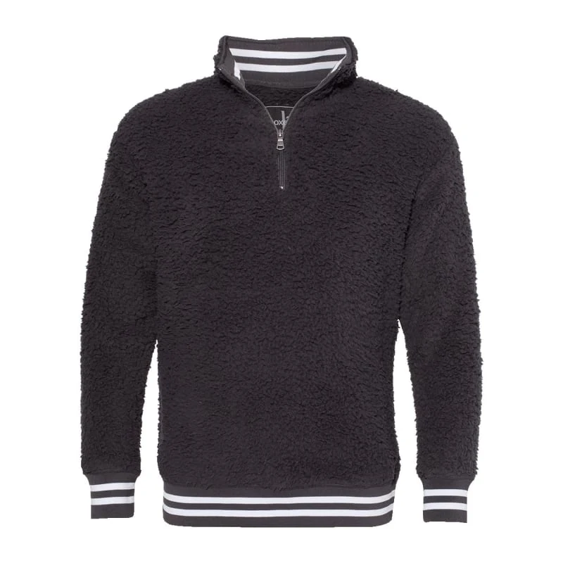 Boxercraft Unisex Varsity Sherpa Quarter-Zip Pullover - Q20 1