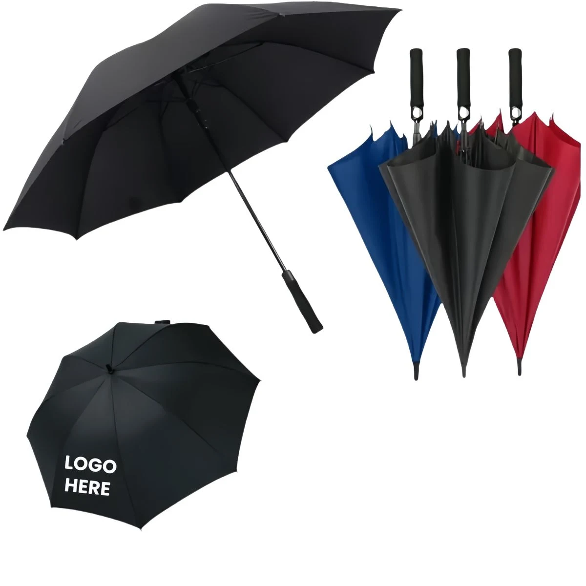 Auto-Open Practicality Golf Umbrella 1