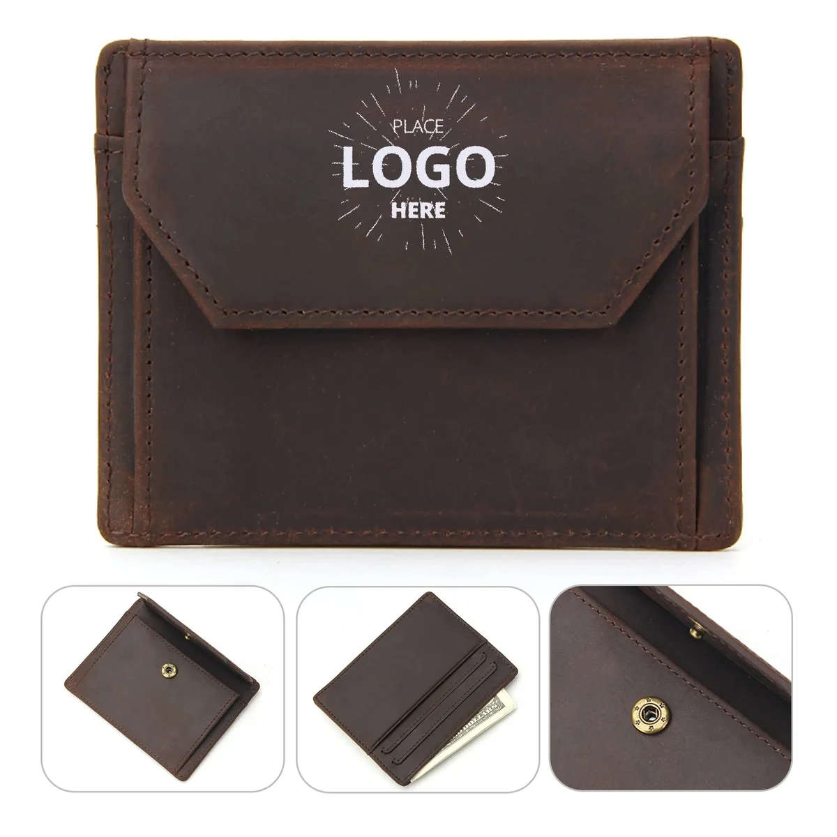 Vintage PU Leather Mens Wallet 1