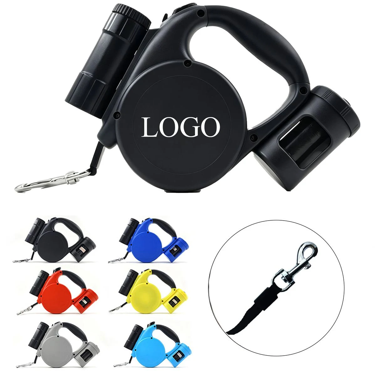 All-in-one Outdoor Walking Retractable Dog Leash 1