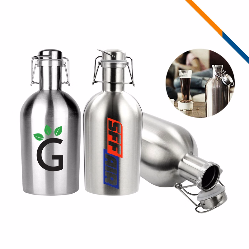 Stainless Steel Trekkers' Growler - 64 OZ.