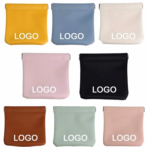 Self-Closing Makeup Bag Data Cable Organizer Pouch