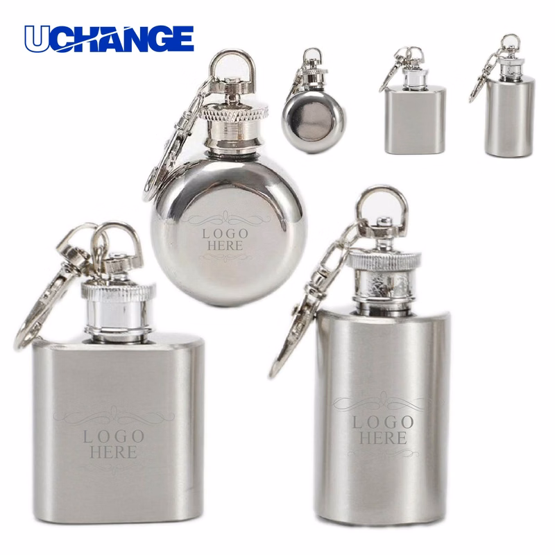 Stainless Steel Flask Container with Holder