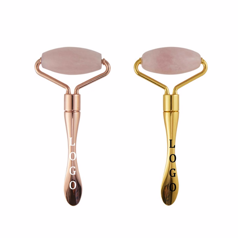 Rose Quartz Face Roller Massager