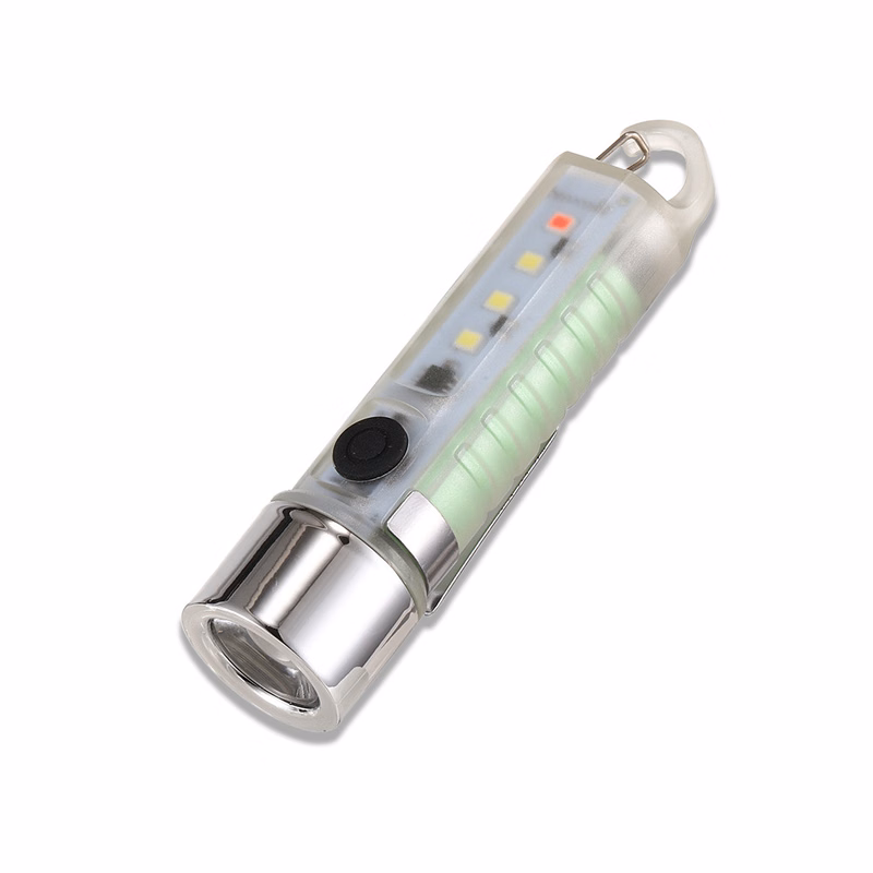LED Mini Portable Built-in Battery Flashlight