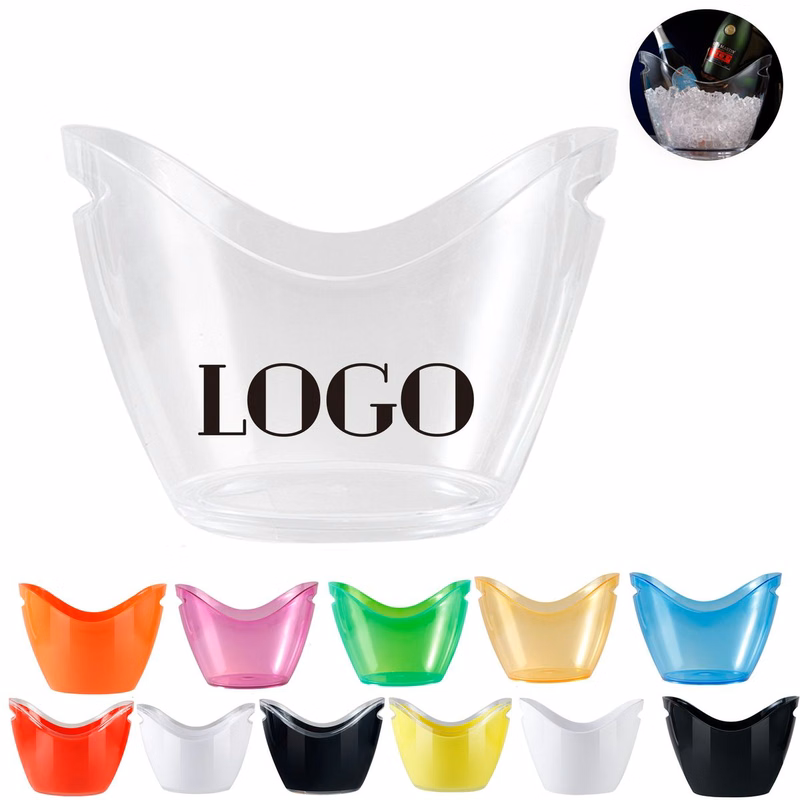 8L Ice Bucket Beer Beverage Chiller Bin for 6 Wine