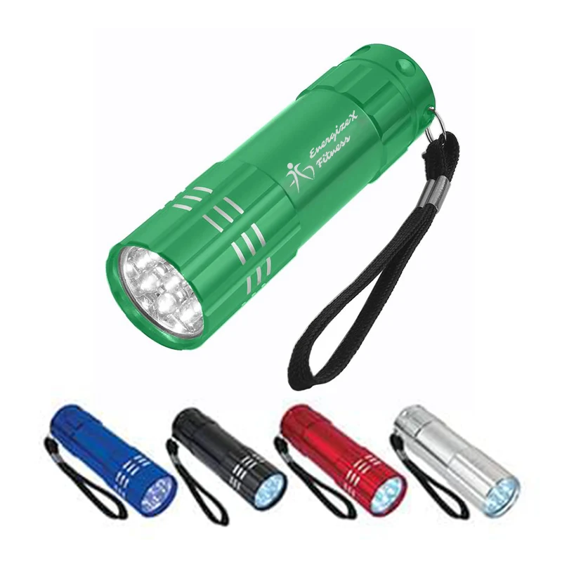 Aluminum Flashlight With Strap 1