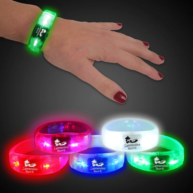 8" Light Up LED Glow Bangle Bracelet 1