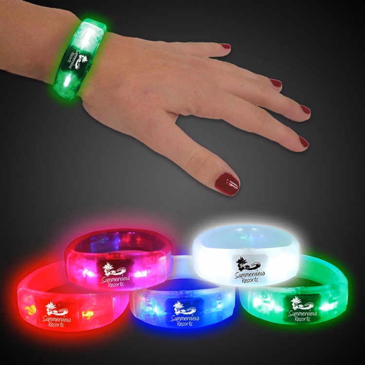 8" Light Up LED Glow Bangle Bracelet