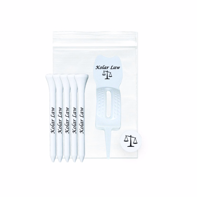 Golf Tee Combo Packs 5 2 3/4" tees, 1 Bm, and 1 Ergo Green DF