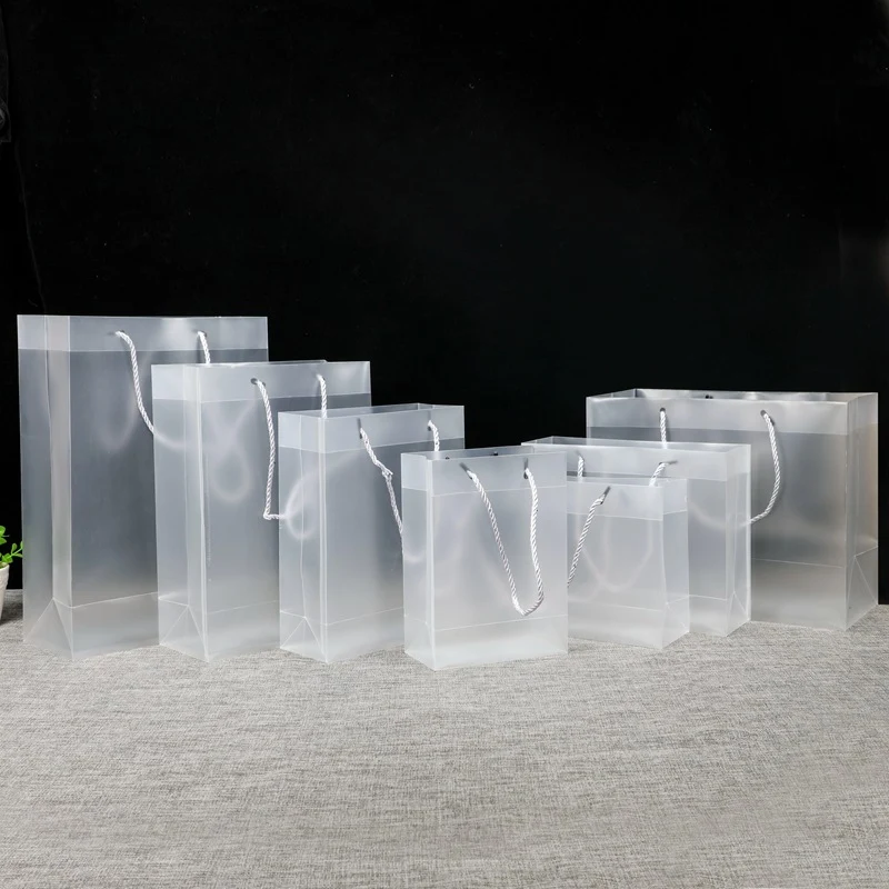 Frosted PP Gift Bag w/Rope Handle 1