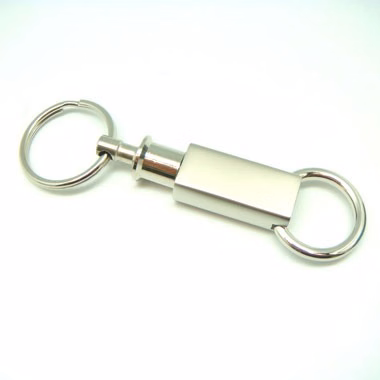 Two Tone Detachanble Key Ring (Matte/Chrome)