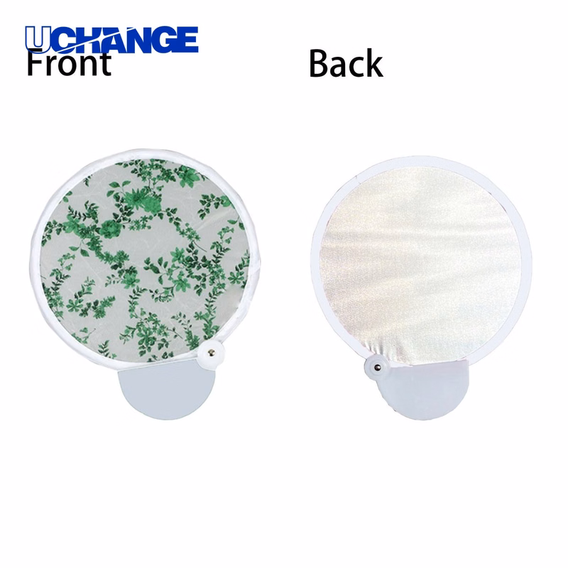Foldable Handy Round Fan Accessory for Cooling