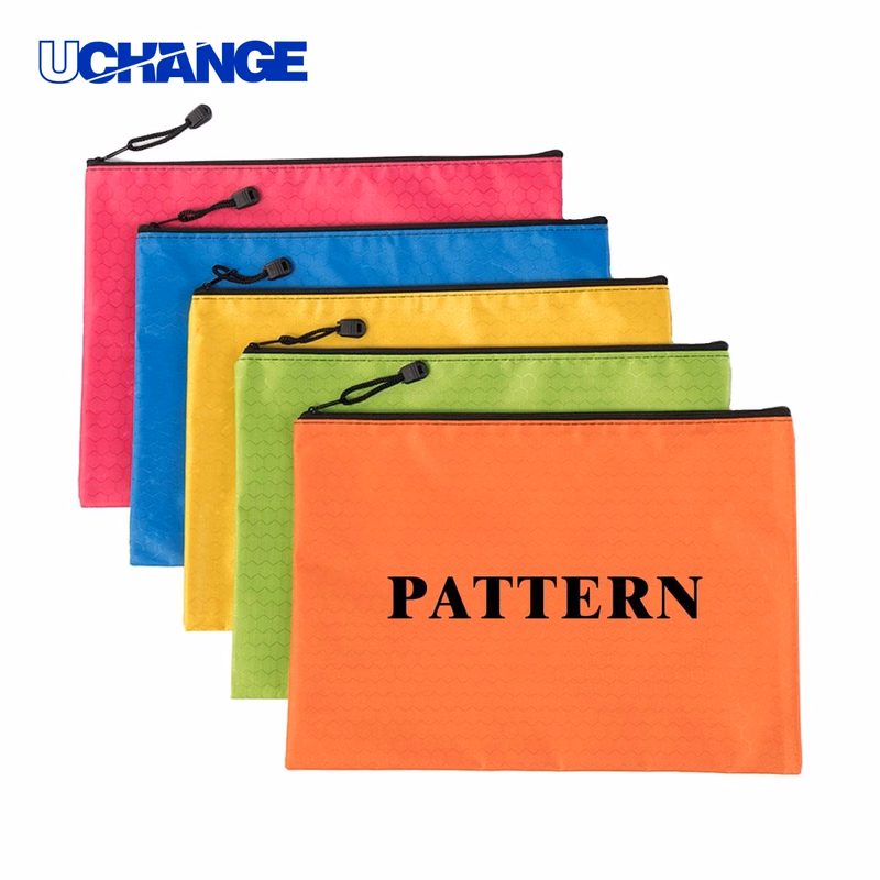 Canvas Zipper File Organizer Bag