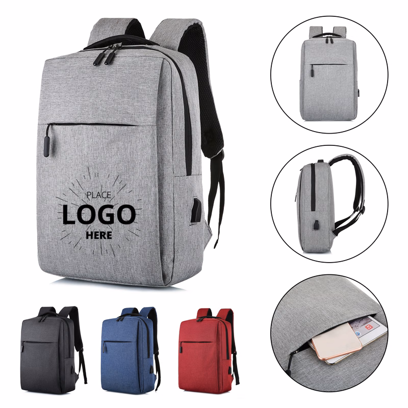 Simple Men Business Laptop Backpack Bag
