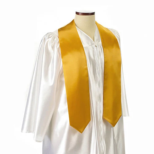 Extra Long Gold Graduation Sash - 5"x72" 1
