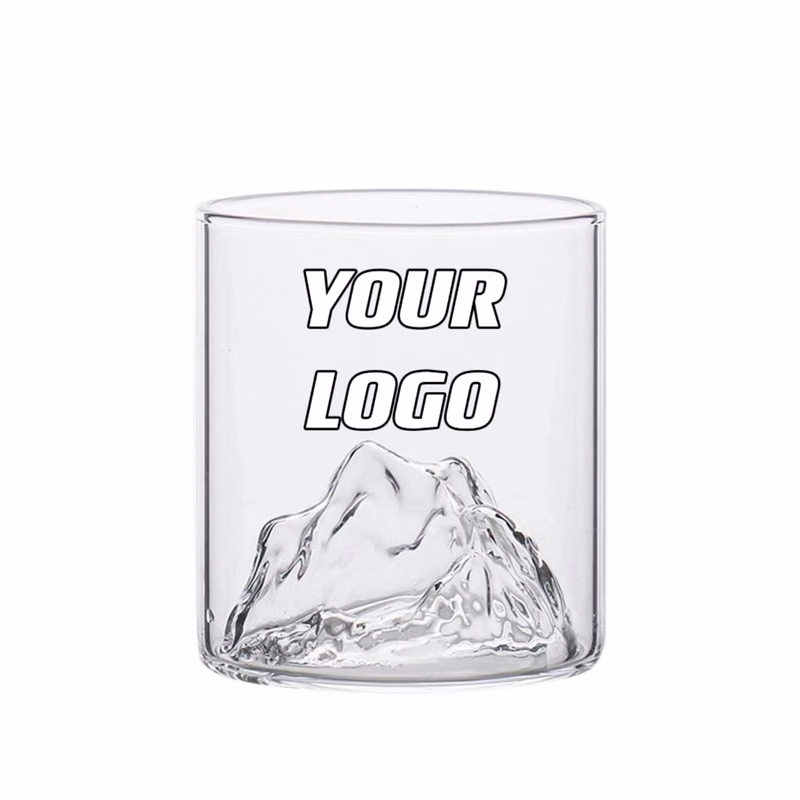 5 oz Mountain Shape Design Wine Glass Coffee Milk Tea Cups