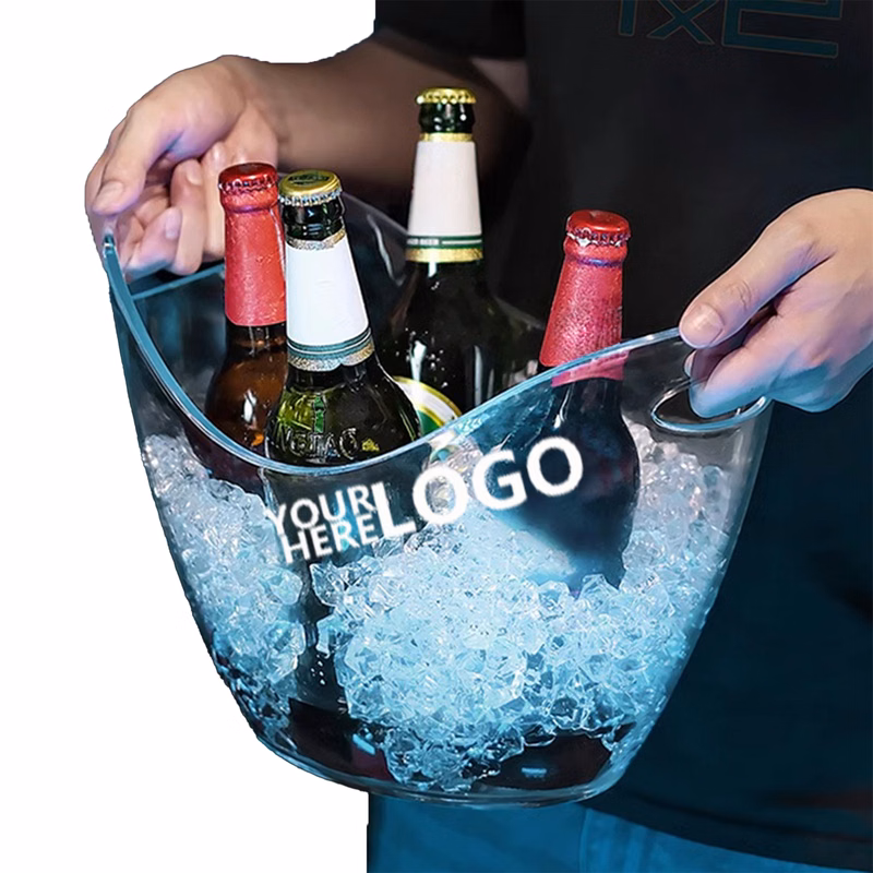 PC Material Angled Ice Bucket