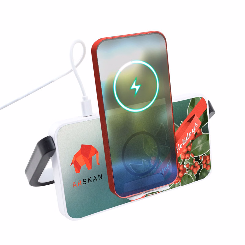 Chi-Charge Phone Stand with Warm Light Lamp