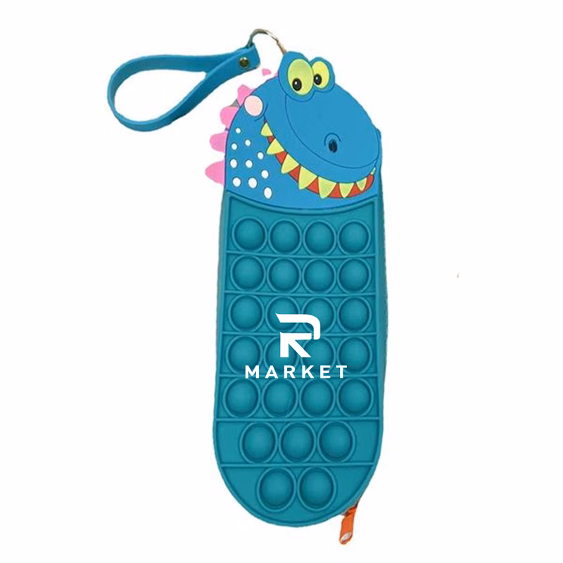 Silicon Pencil Bag Popper Bag Sensory Fidget Toy