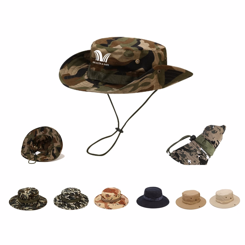 Camouflage Packable Bucket Beach Sun  Camo Safari Hat