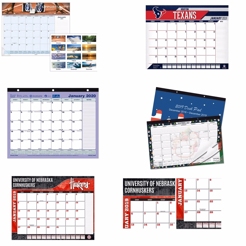 Desk Calendar Pad