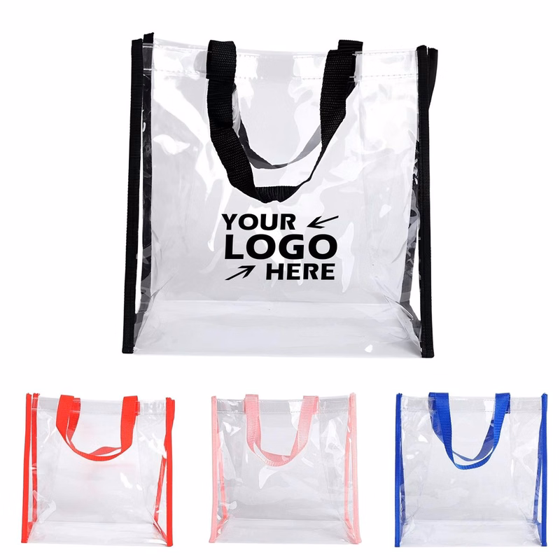 Waterproof Stadium Approved Clear PVC Tote Bag