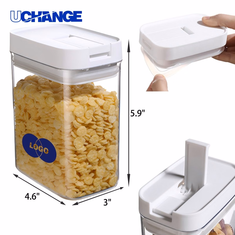 Airtight Food Storage Jars Twenty Seven Ounce