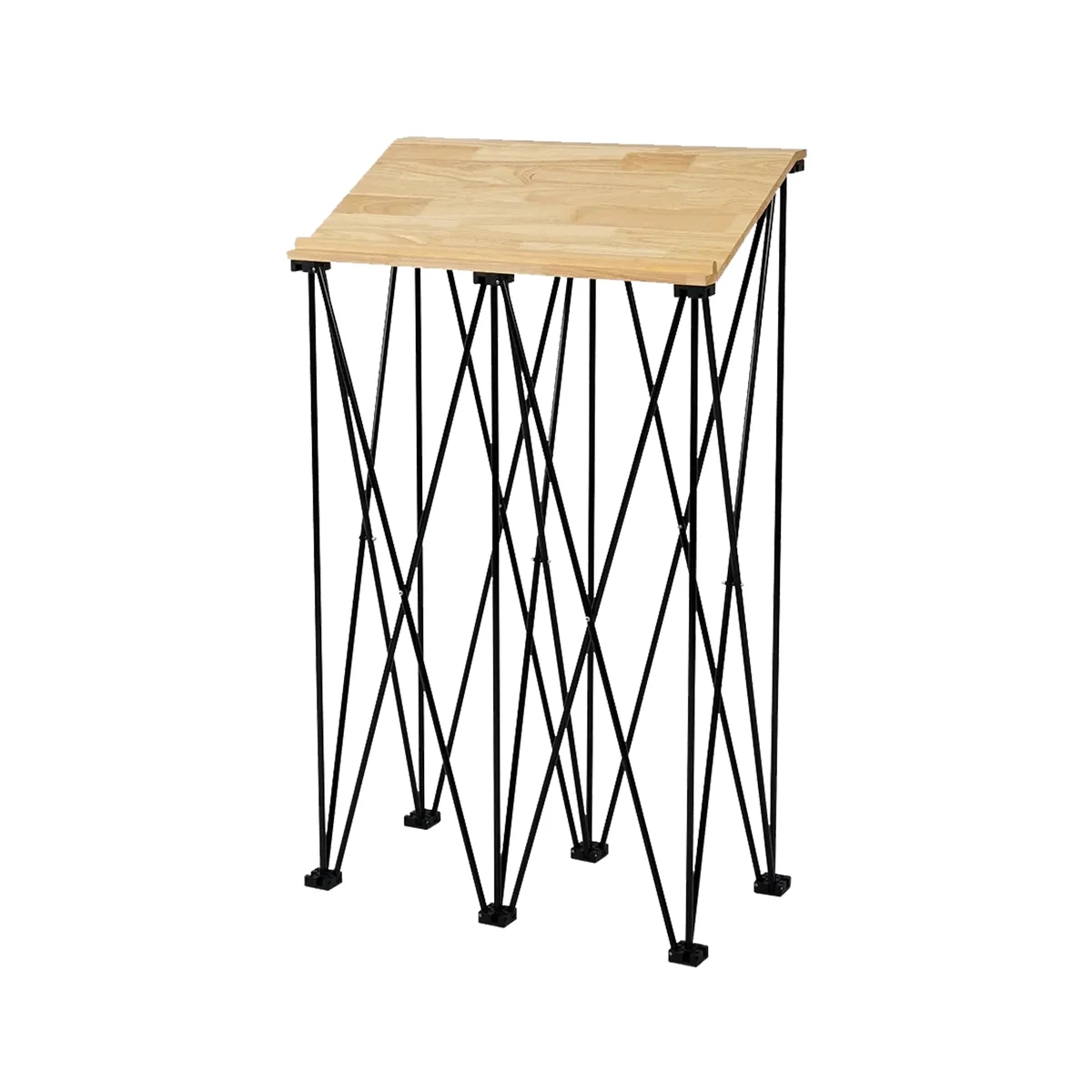 Angled Wide Portable Podium - Hardware 1