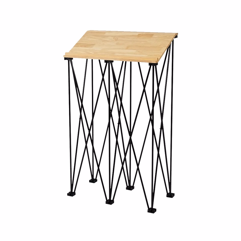 Angled Wide Portable Podium - Hardware