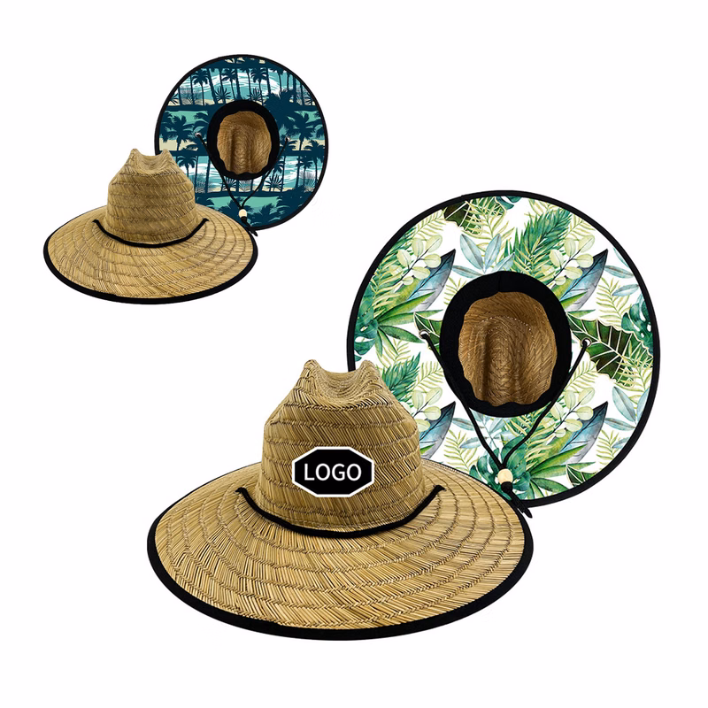 MOQ50 Beach Sun Hat Woven Straw Hat
