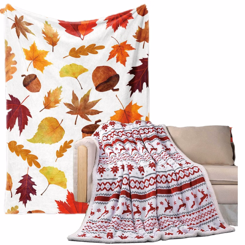 Sublimated Couch Flannel Blanket