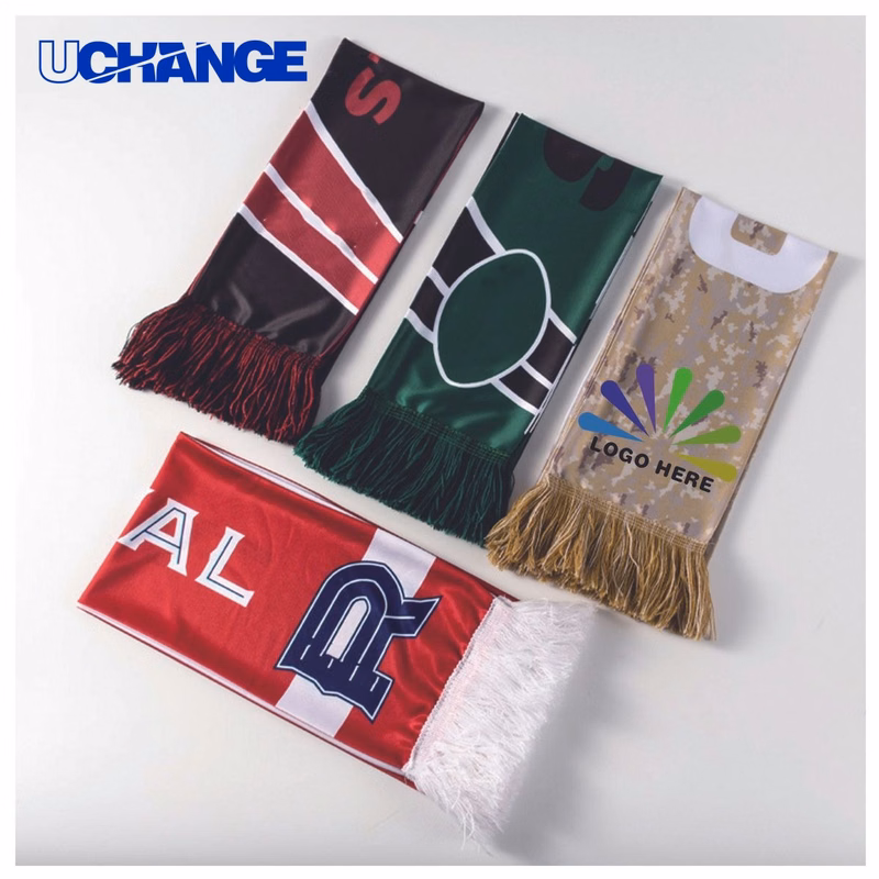 Sublimated Polyester Scarf with Tassel