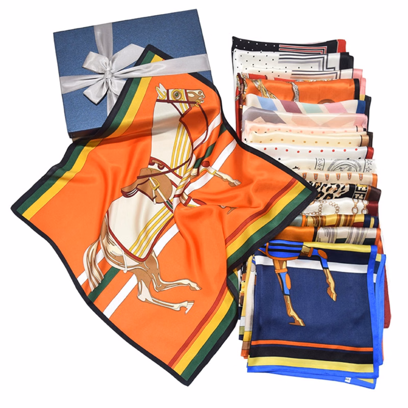 Square Silk Headscarf