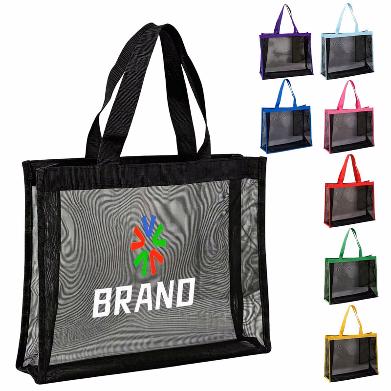 Large lightweight Simple Mesh Tote Bag