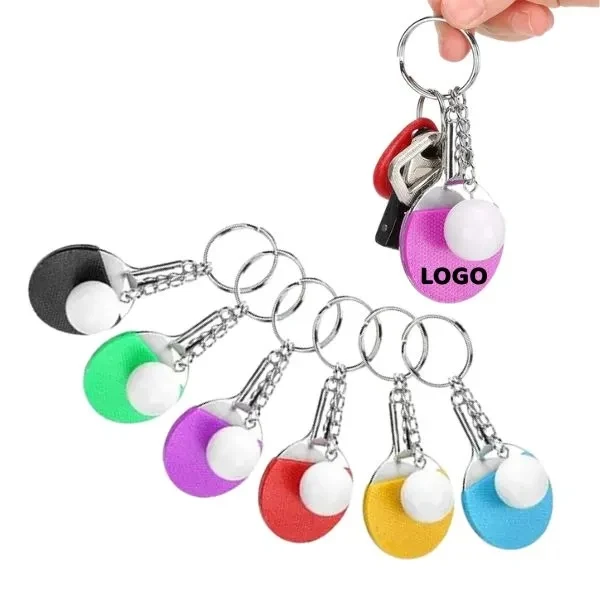 Mini Table Tennis Keychain Keyrings 1