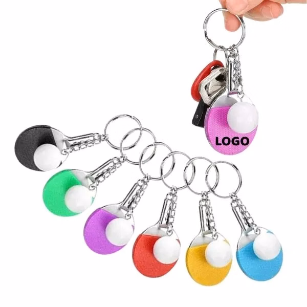 Mini Table Tennis Keychain Keyrings