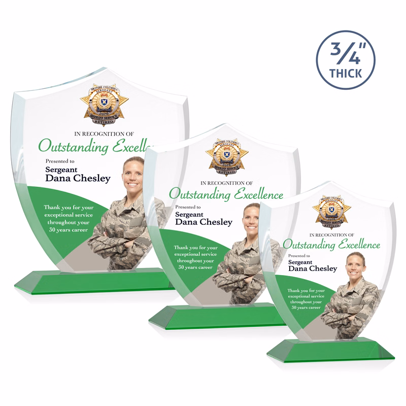 Scudo Shield VividPrint™ Award - Green