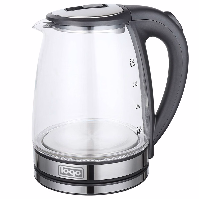 68 OZ LED Glass Stainless Steel Electric Kettle