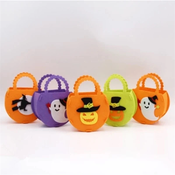 Halloween Trick-or-Treat Tote Bag Halloween Candy Totes Bag 1