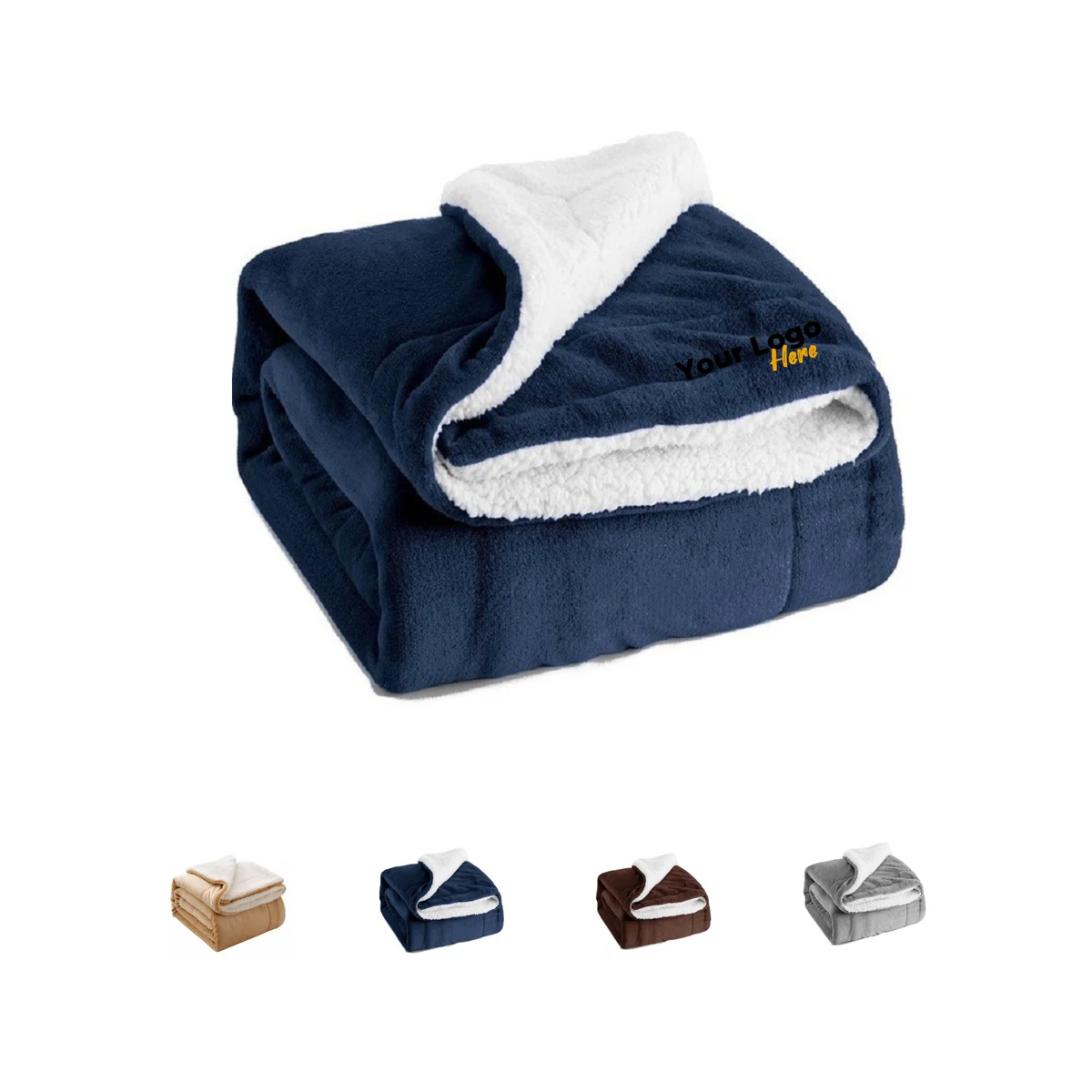 Minimum Order 50 Pieces of Double-Layer Flannel Blankets 1
