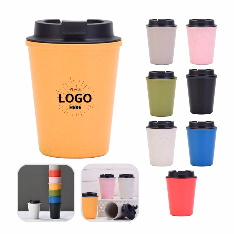 12OZ Wheat Straw Coffee Cup