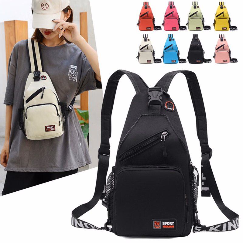 Water Resistant Shoulder Chest Crossbody Bags