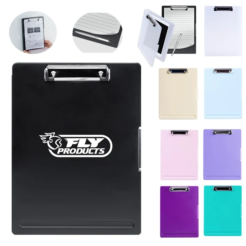 Plastic Clipboard Folder with Pen Holder 1